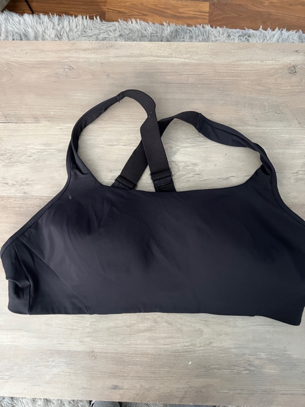 lululemon athletica Black Cross-Back Sports Bra